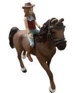 Schleich Hannah &amp; Cayenne 2017 D-73527 Articulated Jointed Arms *no rein... - $433.33 MXN
