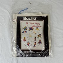Bucilla Twelve Days of Christmas Embroidery Christmas Sampler Kit #48649 Open - $29.69