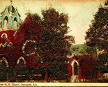First Methodist Episcopal Church Demopolis Alabama AL 1908 DB Postcard G16 - $15.79