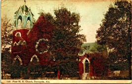 First Methodist Episcopal Church Demopolis Alabama AL 1908 DB Postcard G16 - £12.42 GBP