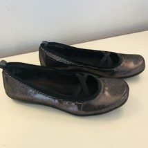 Mootsies Tootsies Bronze Metallic Ballet Flats Comfort 7.5 M Slip Ons Shoes - £16.54 GBP
