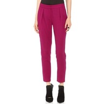 Rachel Zoe Powell Pleated Slouchy Slim Pants Magenta   Size 0 - $48.51