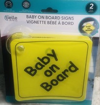 ShipN24Hours. New-Baby on Board Signs. 2 Pack. For Car. Universal Fit. - $18.80