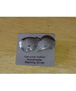 GENUINE STERLING SILVER POST EARRINGS-MISSING ONE BACKING-ORIGINAL CARD-... - £9.43 GBP