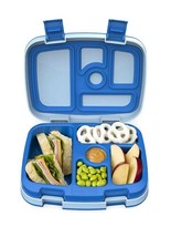 Bentgo Kids Childrens Lunch Box Bento-Styled Lunch Durable and Leak Proof Blue - £11.59 GBP