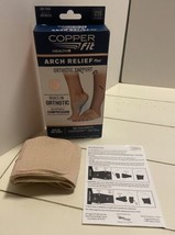 Copper Fit 1 Pair Arch Relief Plus with Built In Orthotic Support Compre... - $14.49