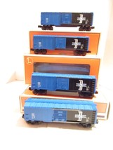 Lionel 21761 - Bostom &amp; Maine 4 Car Boxcar SET- 0/027- LN- BOXED- H1 - £139.72 GBP