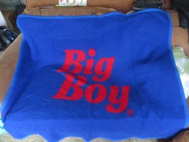 Big Boy Restaurants Collectible Blanket Biederlack Custom Designs USA 50 x 46 in - £74.28 GBP