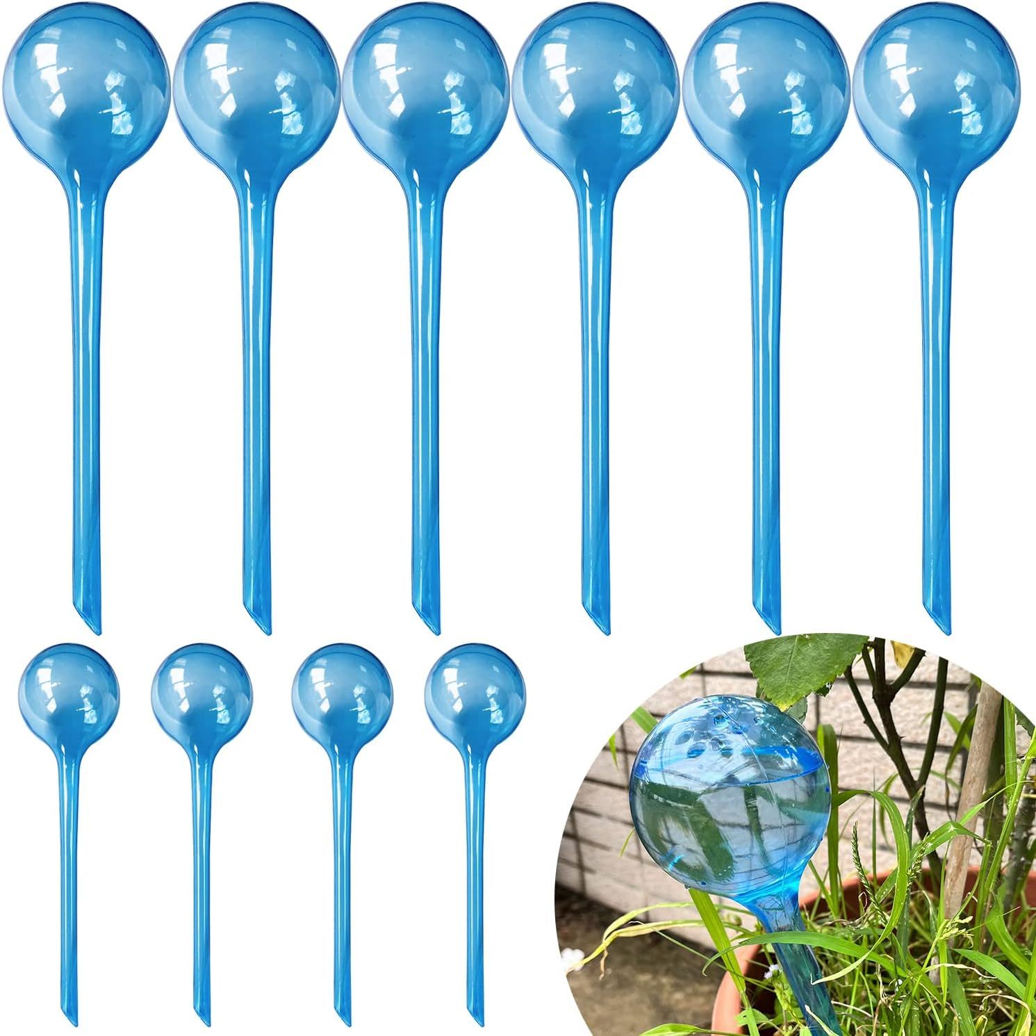 Plant Watering Globes, 10Pcs Plastic Plant Automatic Water Bulbs Flower ... - $39.94