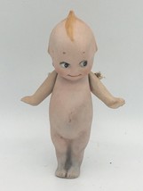 Vintage Bisque Rose O Neill Kewpie Doll Jointed Arms Blue Wings No Label... - £78.43 GBP
