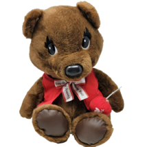 Applause Tootsie Roll Pop 16&quot; Plush Bear Stuffed Animal Brown Bear Candy - £17.57 GBP