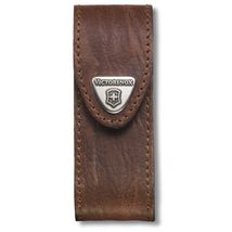 Victorinox 2-4 Layer Leather Pouch for Officer's Knife  - Leather, Brown  - $71.00