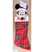 DISNEY MAGIC HOLIDAY GEMMY 4982007 19&quot; MICKEY MOUSE MUSICAL STOCKING - NEW! - $512.24 MXN