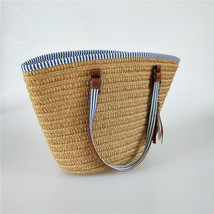 Free Shipping  Beach Handbag HANDWOVEN, Tote Bag Straw Handbag #H246 - £54.69 GBP