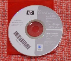 HP PSC 1300/ 2400 PhotoSmart OfficeJet 5500 Series CD for Mac (2003)+ FR... - $11.95