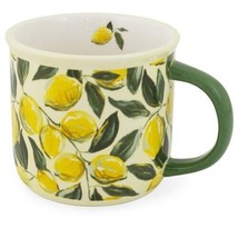 New! Painterly Lemons Mug Allover Set Of 2 - £30.81 GBP