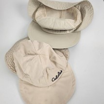 Lot of 2 Vtg Cabelas Fishing Hats 1 GoreTex Sidney Nebraska Bonnie Hat USA Made - £27.17 GBP