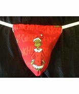 New Mens Red GRINCH Who Stole Christmas Gstring Thong Male Lingerie Unde... - €17,49 EUR