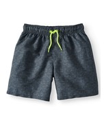 Wonder Nation Boys Swim Trunks X-Small (4-5) Rich Black UPF 50+  NEW - $239.29 MXN