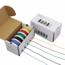 30 AWG Flexible Silicone Wire Electric wire 30 gauge Copper Hook Up Wire... - £26.74 GBP