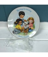 Vintage Collectible AVON Mothers Day Plate 1989 Loving is Caring mom mum... - $14.31