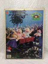 1984 Cabage Patch Kids 25 Piece Tray Puzzle Rolling A Cart - $27.71