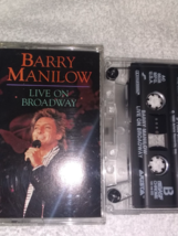 Barry Manilow &quot;Live on Broadway&quot; Cassette Tape - £7.63 GBP