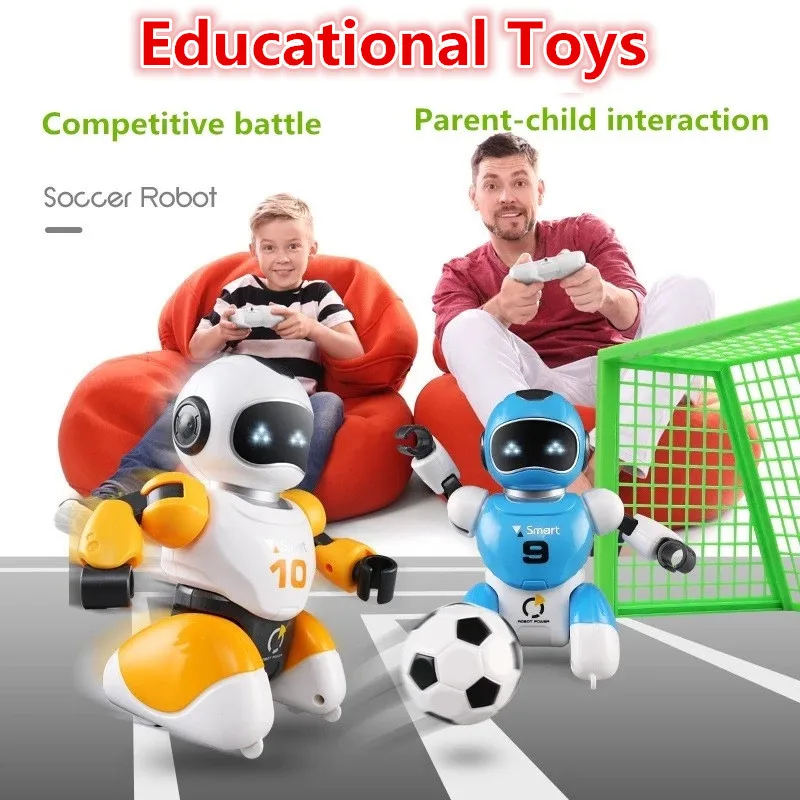 2023 New 2.4G  Remote Control Robot Educational Toys Soccer Robot Parent-Child - £49.90 GBP+