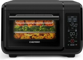 Chefman 15 Qt Air Fryer Toaster Countertop Oven - Black (Open Box) - $58.58