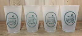 Lot Of 4 Masters Golf Plastic Drink Cups Various Years Augusta National ... - £14.62 GBP