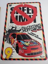 1998 Cartoon Network Hanna Barbera Wacky Racing #9 Wall Plaque Poster - £23.69 GBP