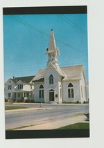 Postcard DE Delaware Harrington Asbury Methodist Church Chrome Unused - £3.86 GBP