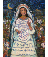 Framed canvas art print giclée hail Mary Prayer - $24.37 CAD+