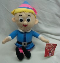 Rudolph Red-Nosed Reindeer Island Misfit Hermey Elf 12&quot; Plush Stuffed Toy New - £19.89 GBP