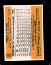 1983 Donruss #258 Robin Yount Nmmt Brewers Hof *X108244 - £3.14 GBP