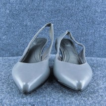 LifeStride Shena Women Slingback Heel Shoes Gray Synthetic Size 6.5 Medium - £19.78 GBP