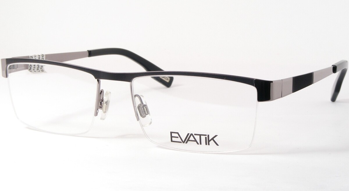 EVATIK 9124 Col. 225 Grigio/Grigio Scuro Occhiali da Sole Metallo Telaio... - $155.03