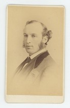 Antique CDV Circa 1870s Handsome Man Mutton Chop Sideburns Sarony Broadway, NY - £9.58 GBP