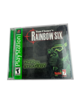 Tom Clancy's Rainbow Six Sony Playstation One PS1 Video Game 1999 Complete - $8.95