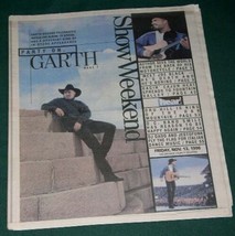 GARTH BROOKS SHOW NEWSPAPER SUPPLEMENT VINTAGE 1998 - £19.65 GBP