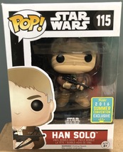 Funko Pop Star Wars Han Solo 115 Summer Convention Exclusive 2016 - £21.26 GBP
