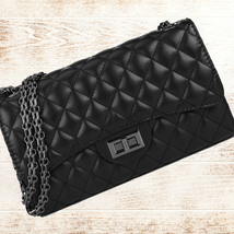 Crossbody Bag Shoulder Purse Evening Clutch Womens Handbag Ladies Fashion Black - £72.16 GBP
