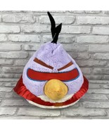  Angry Birds Space 12&quot; Purple Lazer Bird Plush Red Cape 2012 No Sound  - £12.55 GBP