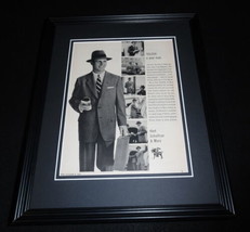 1951 Hart Schaffner &amp; Marx Framed 11x14 ORIGINAL Vintage Advertisement - £38.93 GBP