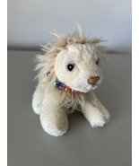 PLUSH LION WITH MULTICOLOUR NECKLACE - $8.82