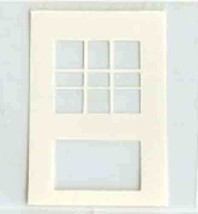 Bungalow Front Door White Flyerville MINI-CRAFT American Flyer Buildings Parts - £5.58 GBP