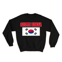 South Korea : Gift Sweatshirt Flag Chest Korean Country Expat - £23.19 GBP