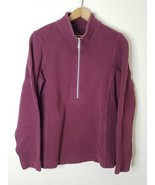 Tommy Bahama Sweater Mens Large Half Zip Pullover Maroon Purple Longsleeve  - $18.99
