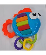 Playtex babyking Musical piano fish Toddler baby Toy Music Sounds blue l... - $27.00