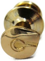 &quot;C&quot; 1/10 10Kt Yellow Gold Filled Tie Tack Lapel Pin Vintage - £62.31 GBP